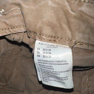 American Eagle 33x34 Khaki Pants